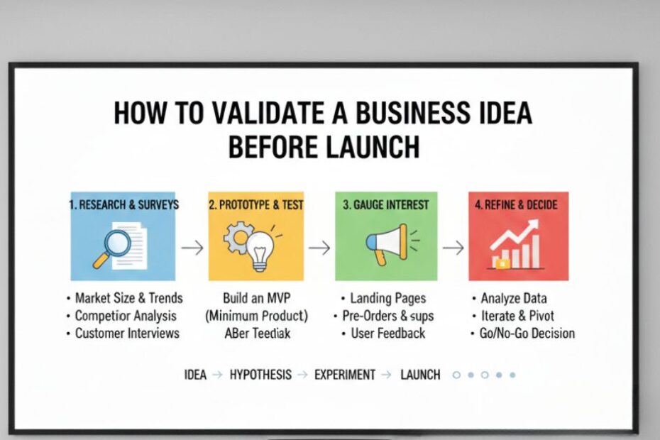 How to Validate a Business Idea Before Launch