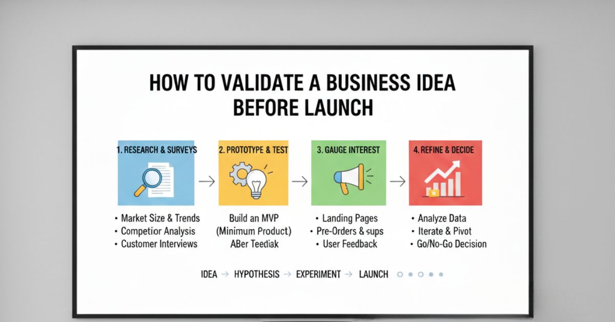 How to Validate a Business Idea Before Launch